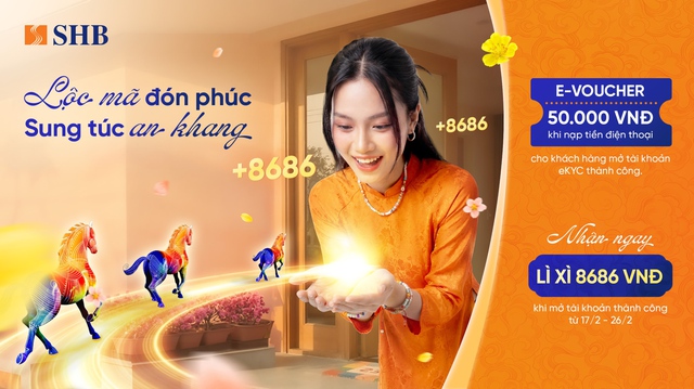 Khởi đầu năm mới, rinh ngay lộc lớn từ SHB với tổng giá trị quà tặng hơn 4,5 tỷ đồng - Ảnh 1