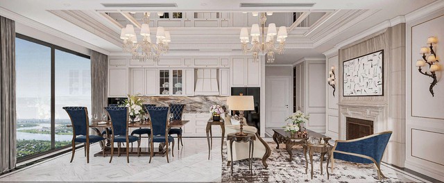 Soi kỹ nội thất cao cấp nhập khẩu châu Âu của căn hộ khoáng nóng Alumi - Ảnh 2