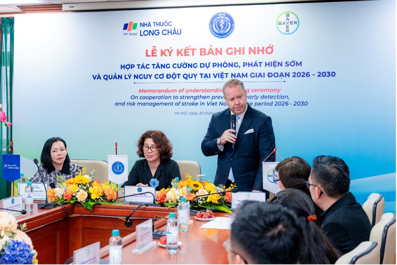 Long Châu, Bayer và Cục Phòng bệnh hợp tác công - tư chung tay phòng đột quỵ - Ảnh 2