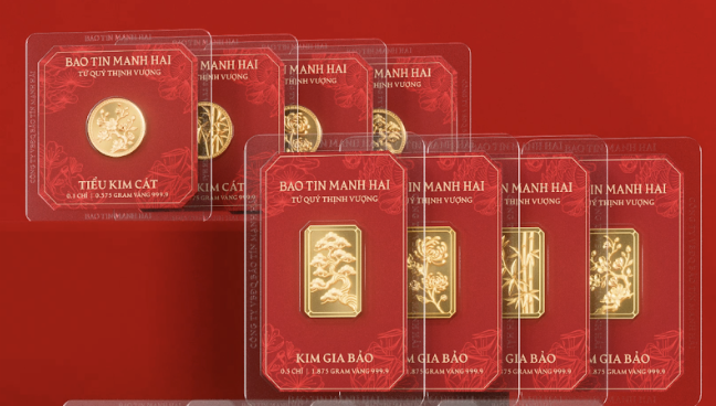 Rộ trào lưu mua vàng mini 0,1 chỉ dịp Thần Tài - Ảnh 1