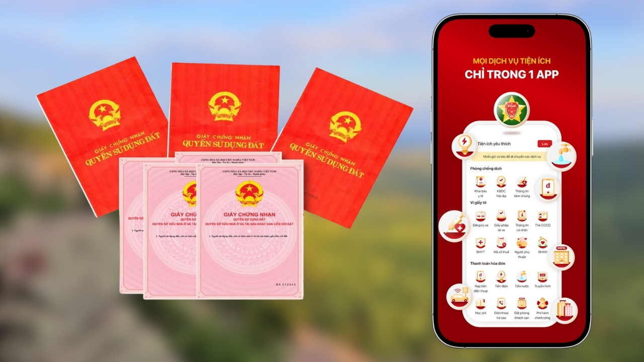 Nóng: Sổ đỏ trên VNeID chính thức được dùng thay cho bản giấy - Ảnh 1