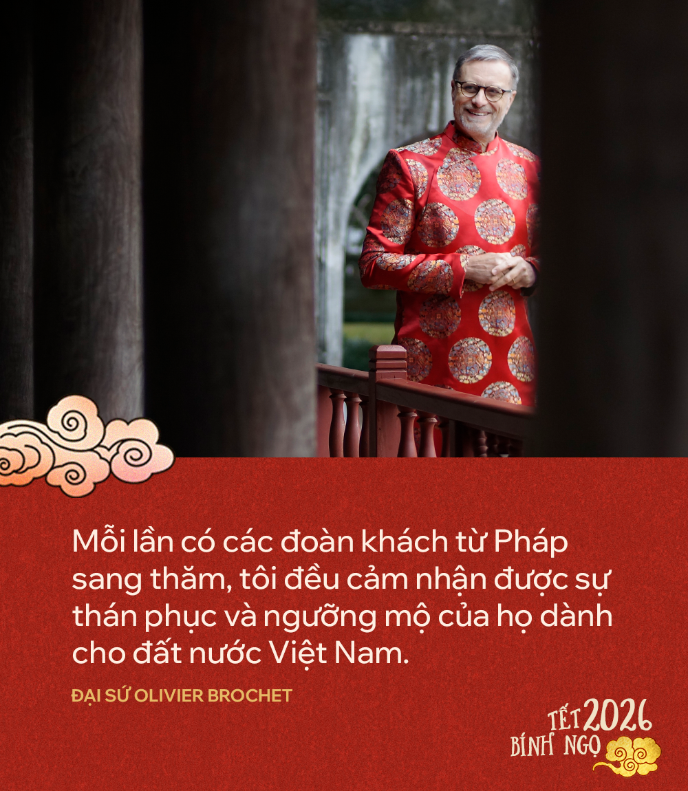 Đại sứ Pháp: Tết là dịp thể hiện sức sống và sự quả cảm của người dân Việt Nam - Ảnh 1