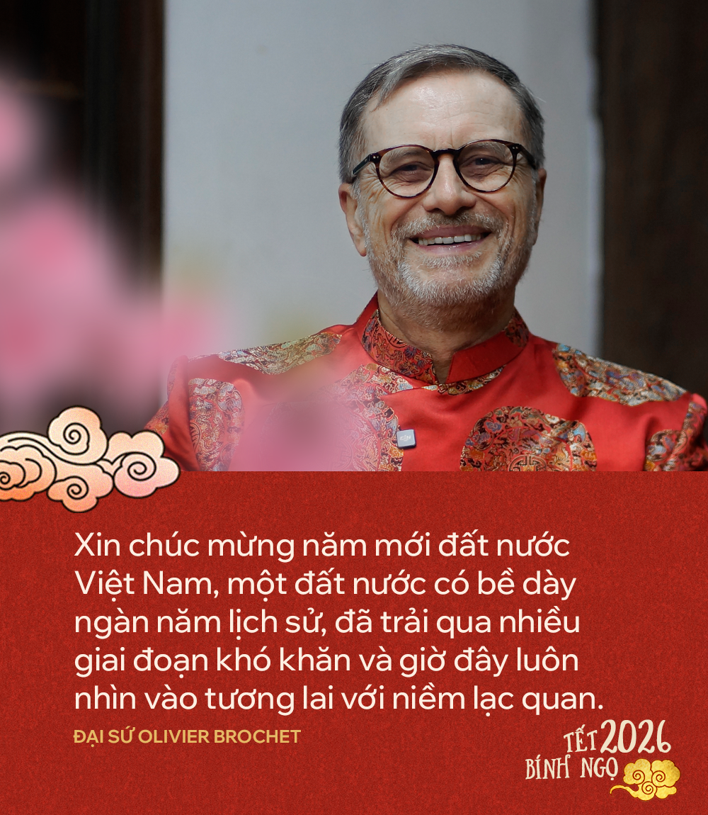 Đại sứ Pháp: Tết là dịp thể hiện sức sống và sự quả cảm của người dân Việt Nam - Ảnh 3