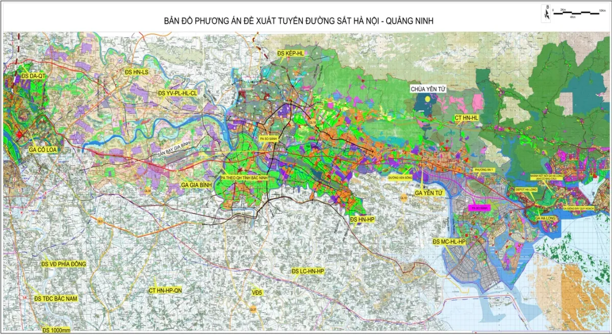 Đường sắt tốc độ cao 350km/h Hà Nội - Quảng Ninh chốt phương án tuyến - Ảnh 1
