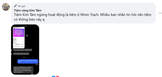 Tiệm vàng 30 năm tuổi ở TP.HCM ngừng hoạt động: Thực hư thông tin ra sao? - Ảnh 3