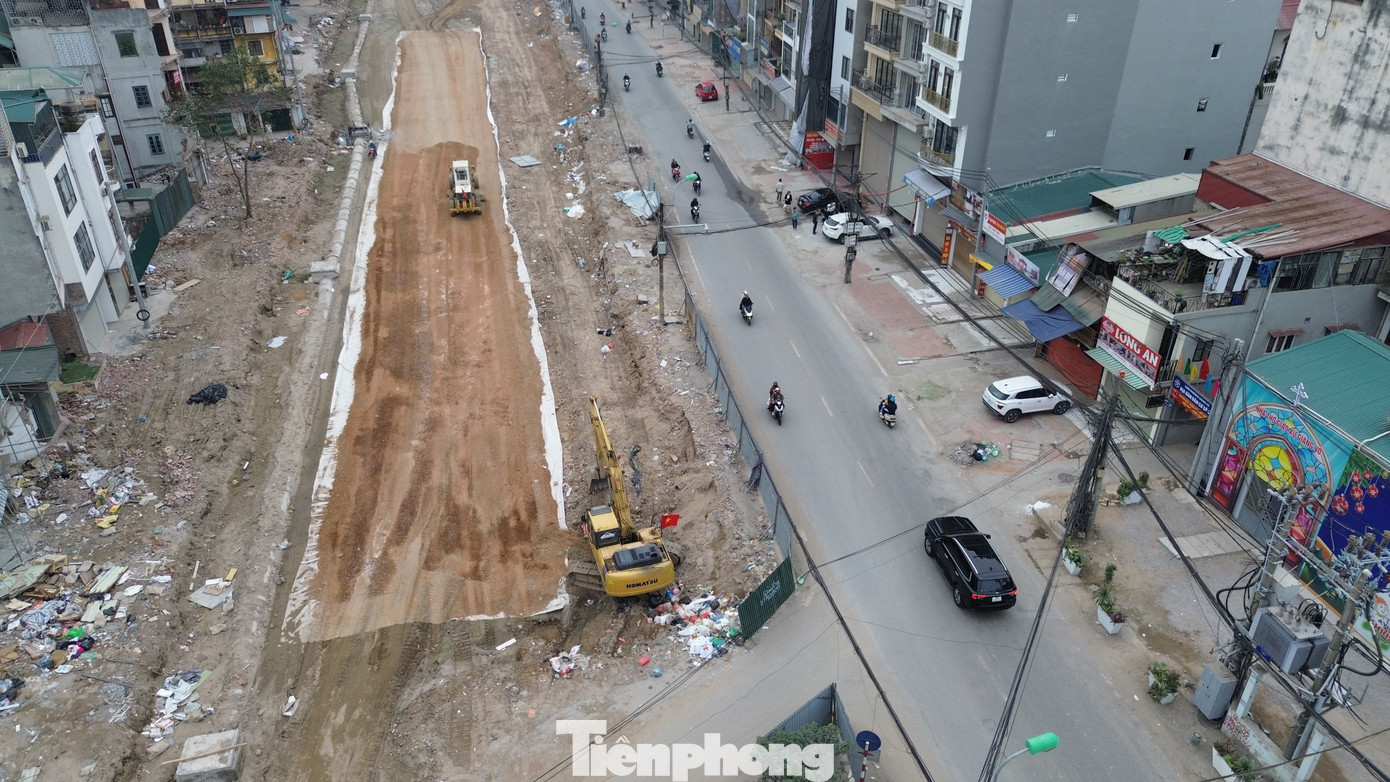 Hà Nội: Công nhân làm việc xuyên Tết trên công trường Vành đai 1 - Ảnh 3