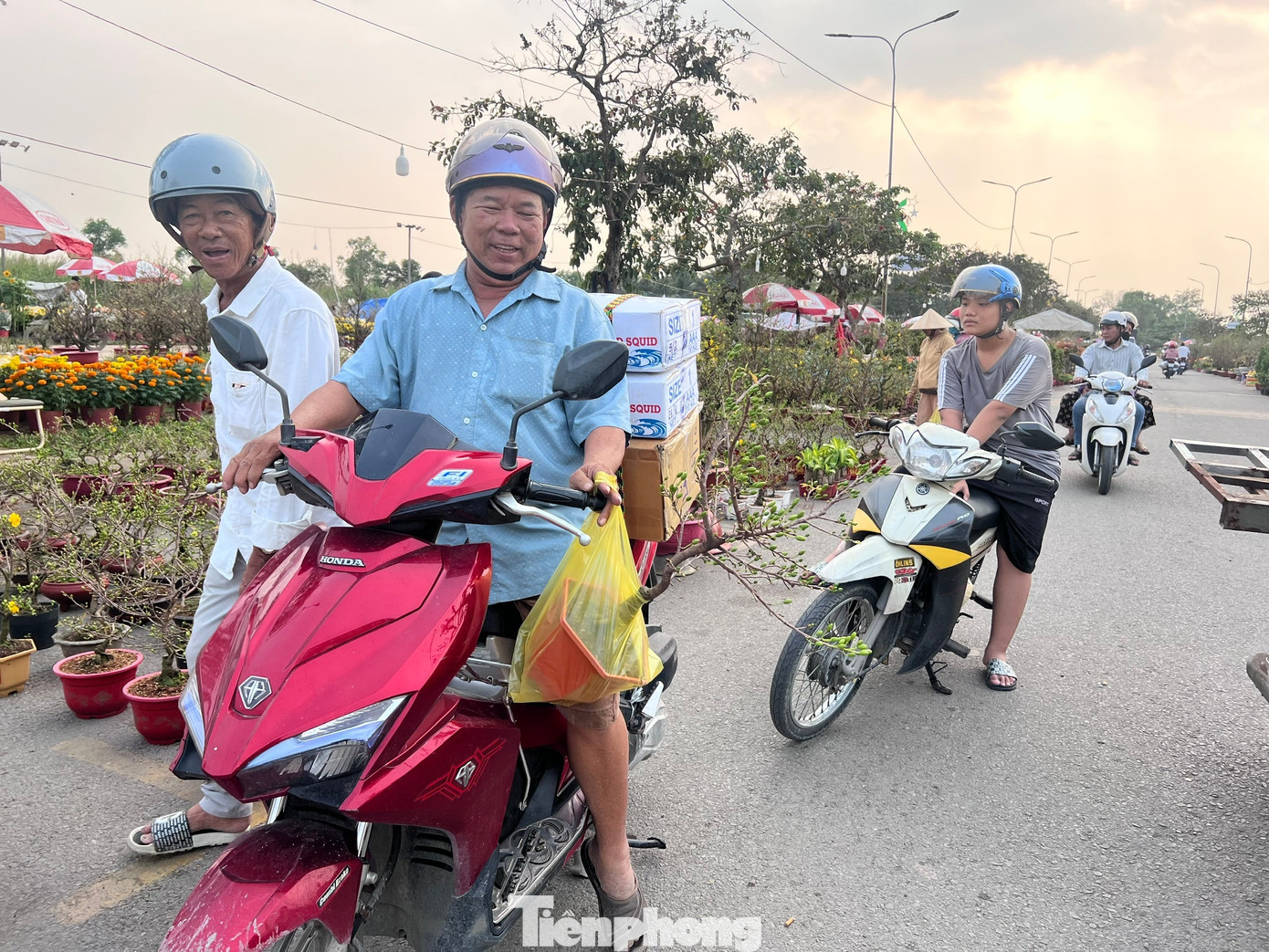 Giá rẻ khó tin: Hoa Tết chỉ 20.000 đồng/chậu ở TPHCM - Ảnh 24
