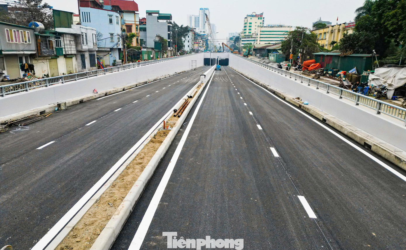 Cận cảnh hầm chui 778 tỷ 'giải cứu' điểm đen ùn tắc Giải Phóng - Ảnh 4