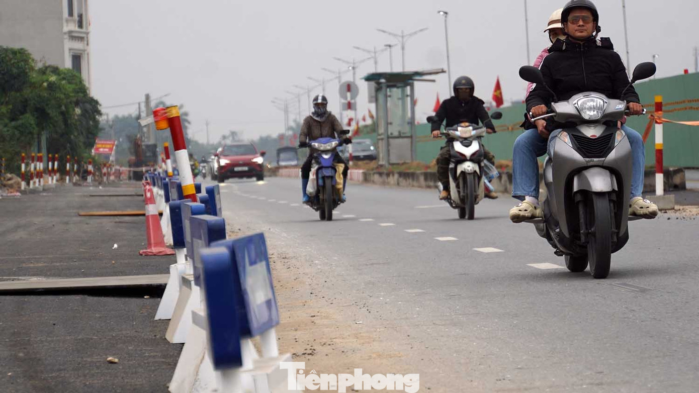 Lập rào chắn công trường hầm chui hơn 700 tỷ ở Hải Phòng ngày Tết - Ảnh 7