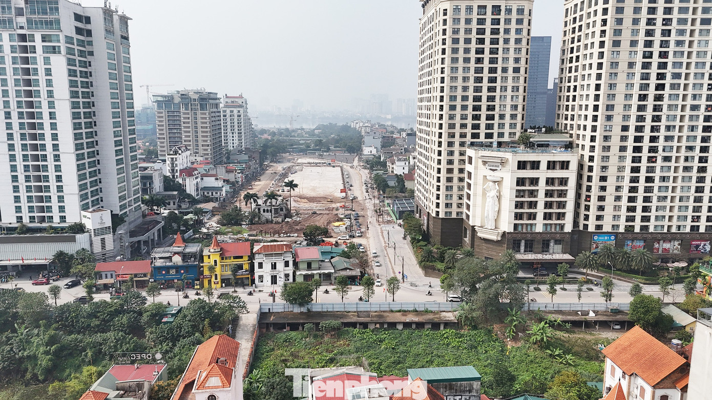 Tuyến đường rộng 90 m đi ra hồ Tây thành hình - Ảnh 2