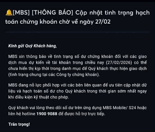 NÓNG: Chậm thanh toán bù trừ, cổ phiếu T+ chưa thể về tài khoản nhà đầu tư - Ảnh 1
