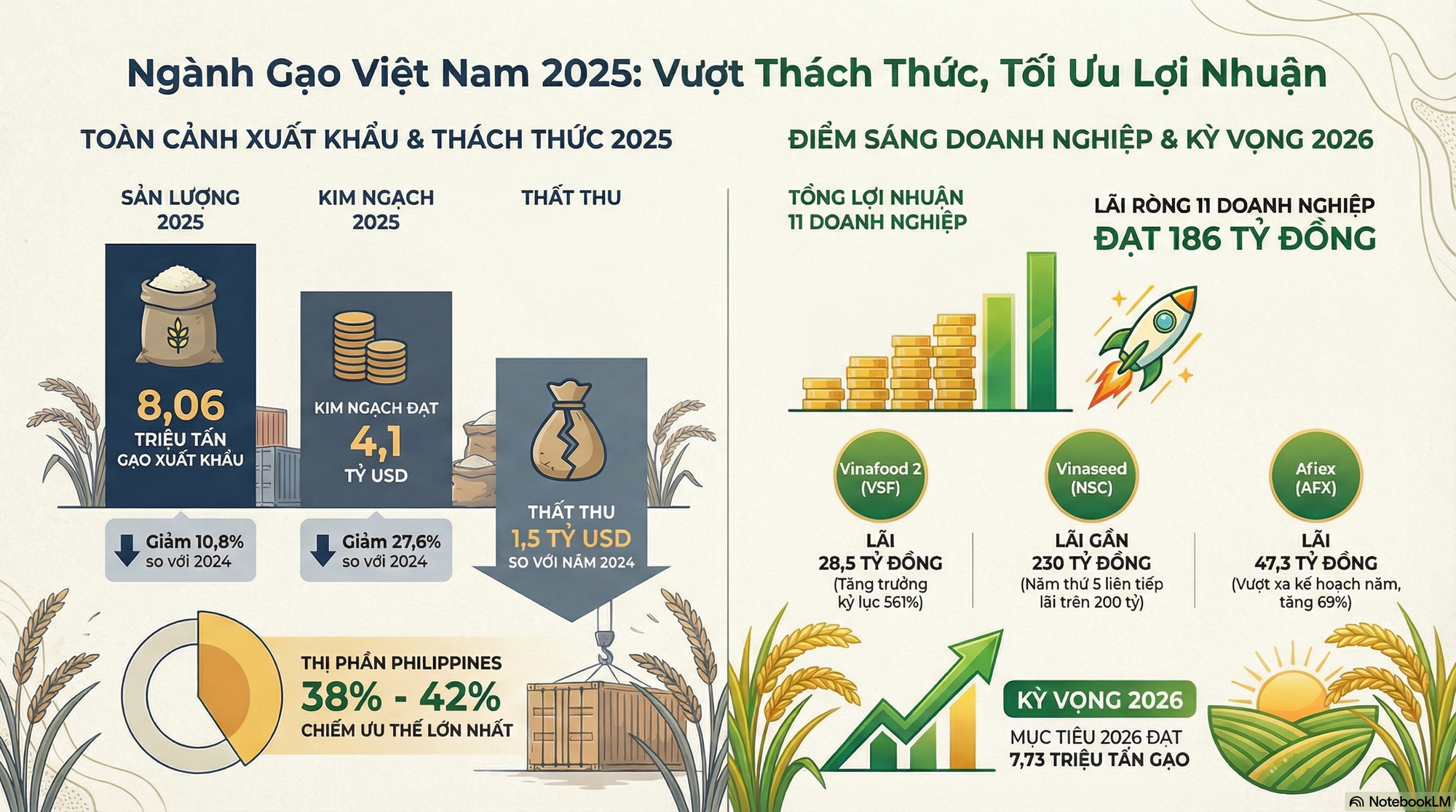 Philippines, Indonesia dừng nhập khẩu, điểm danh loạt doanh nghiệp xuất khẩu gạo vẫn đón tin vui - Ảnh 2