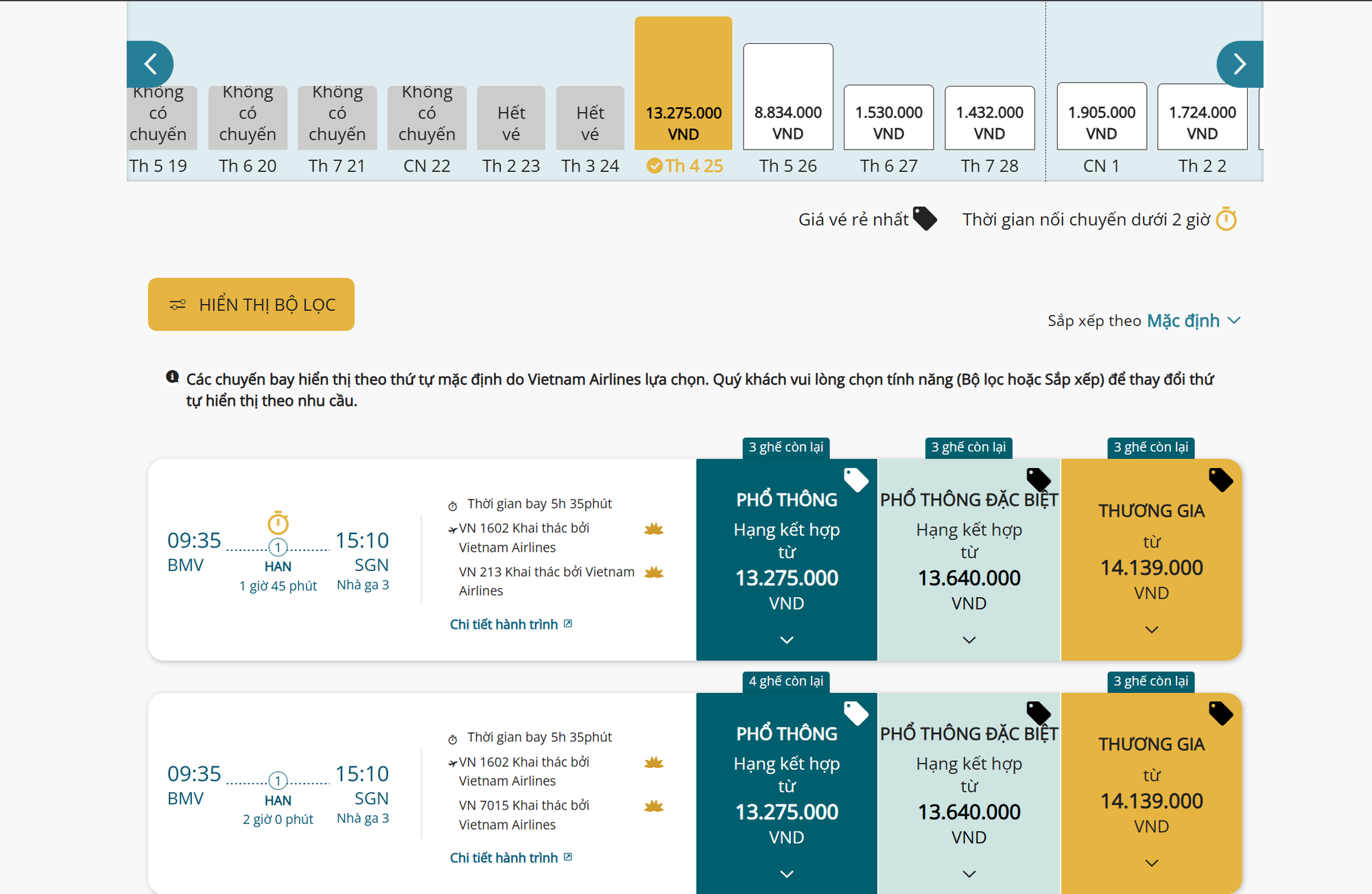 Giá vé máy bay Hà Nội - TP Hồ Chí Minh tăng vọt sau Tết - Ảnh 3
