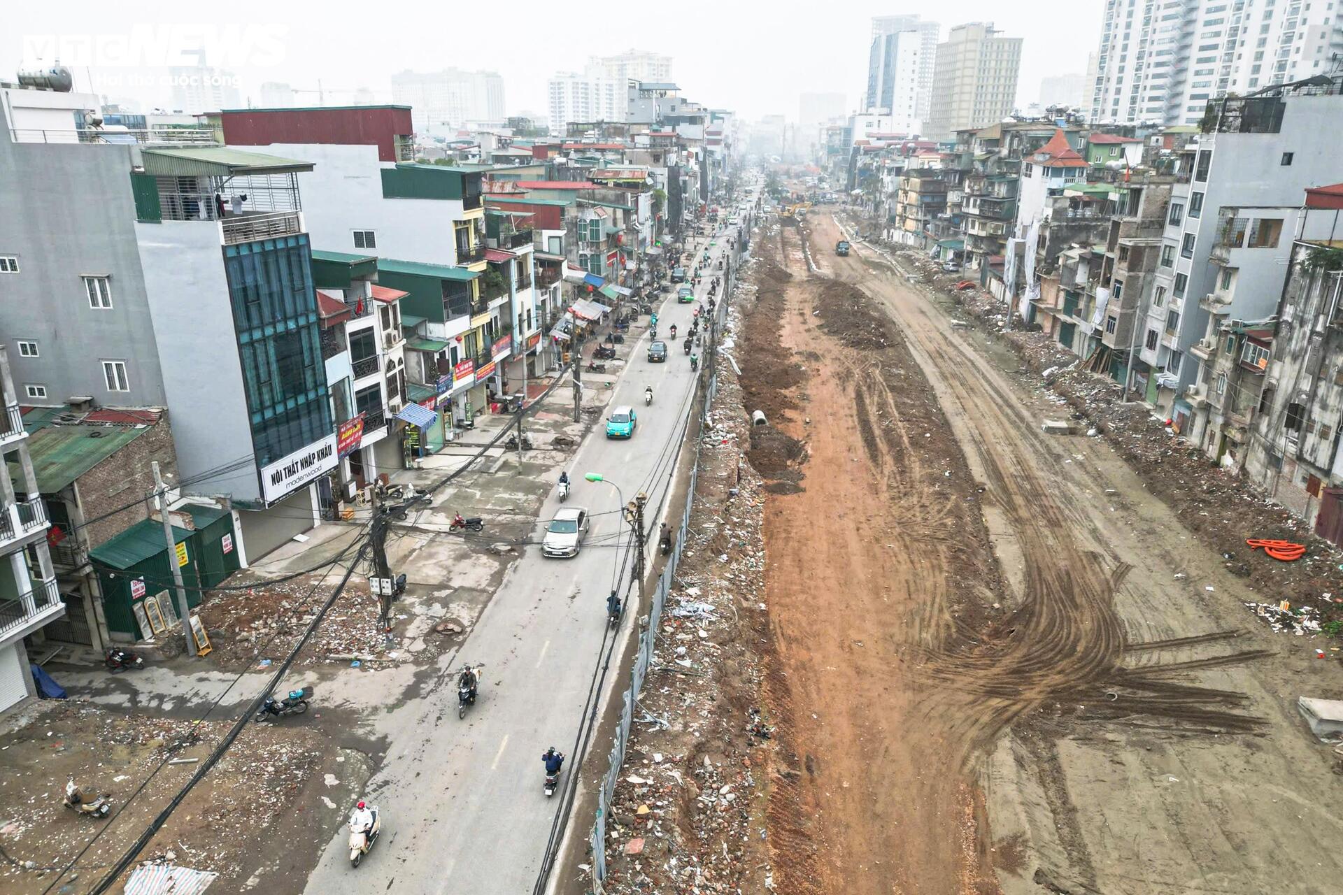 Diện mạo mới đường Vành đai 1 sau cao điểm thi công xuyên Tết - Ảnh 1