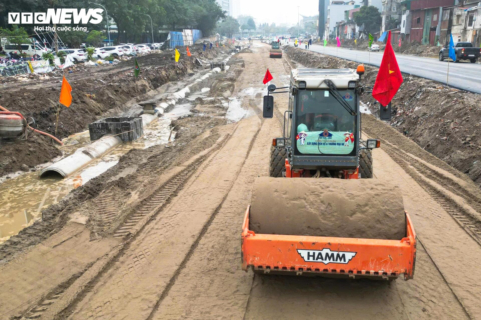 Diện mạo mới đường Vành đai 1 sau cao điểm thi công xuyên Tết - Ảnh 4