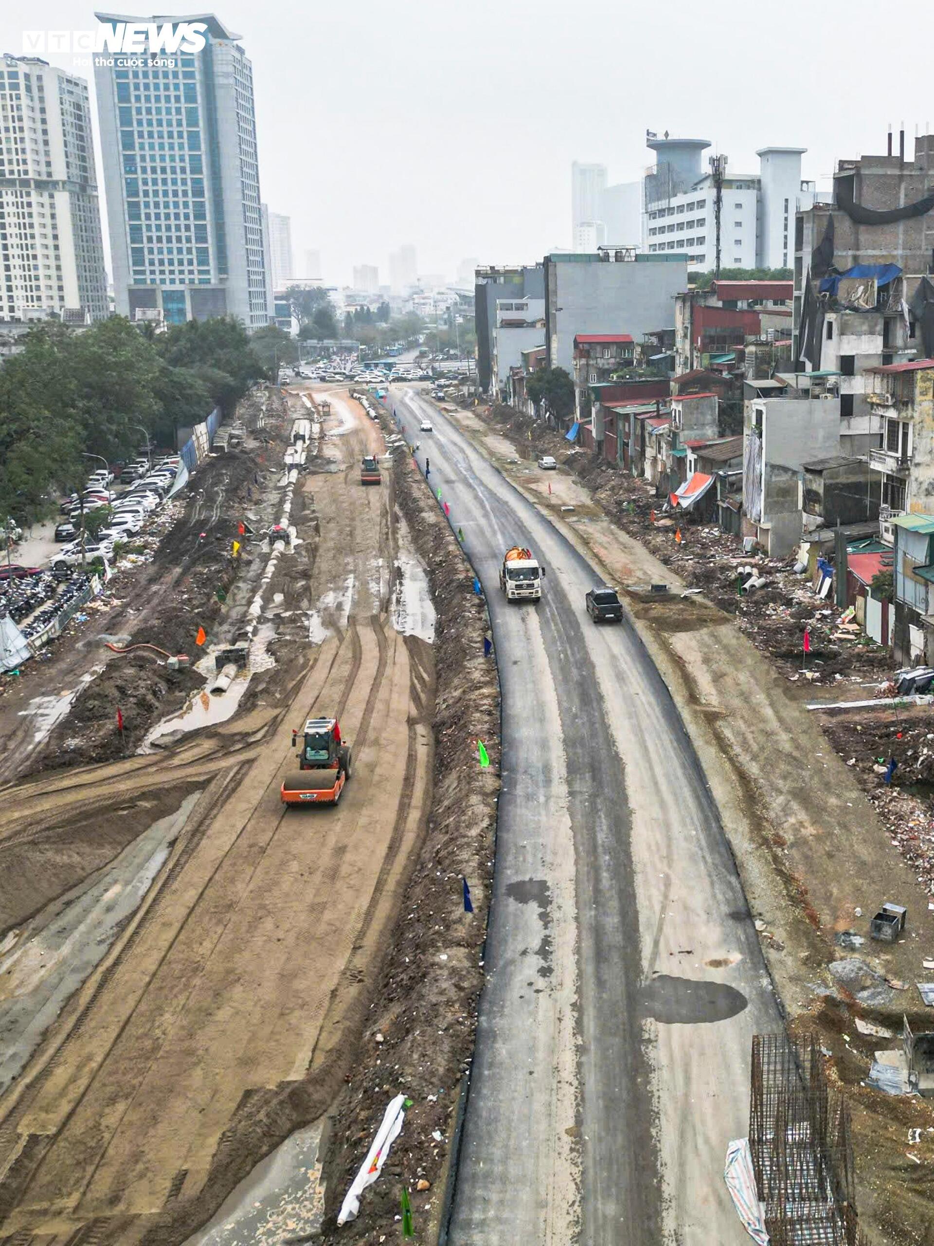 Diện mạo mới đường Vành đai 1 sau cao điểm thi công xuyên Tết - Ảnh 7