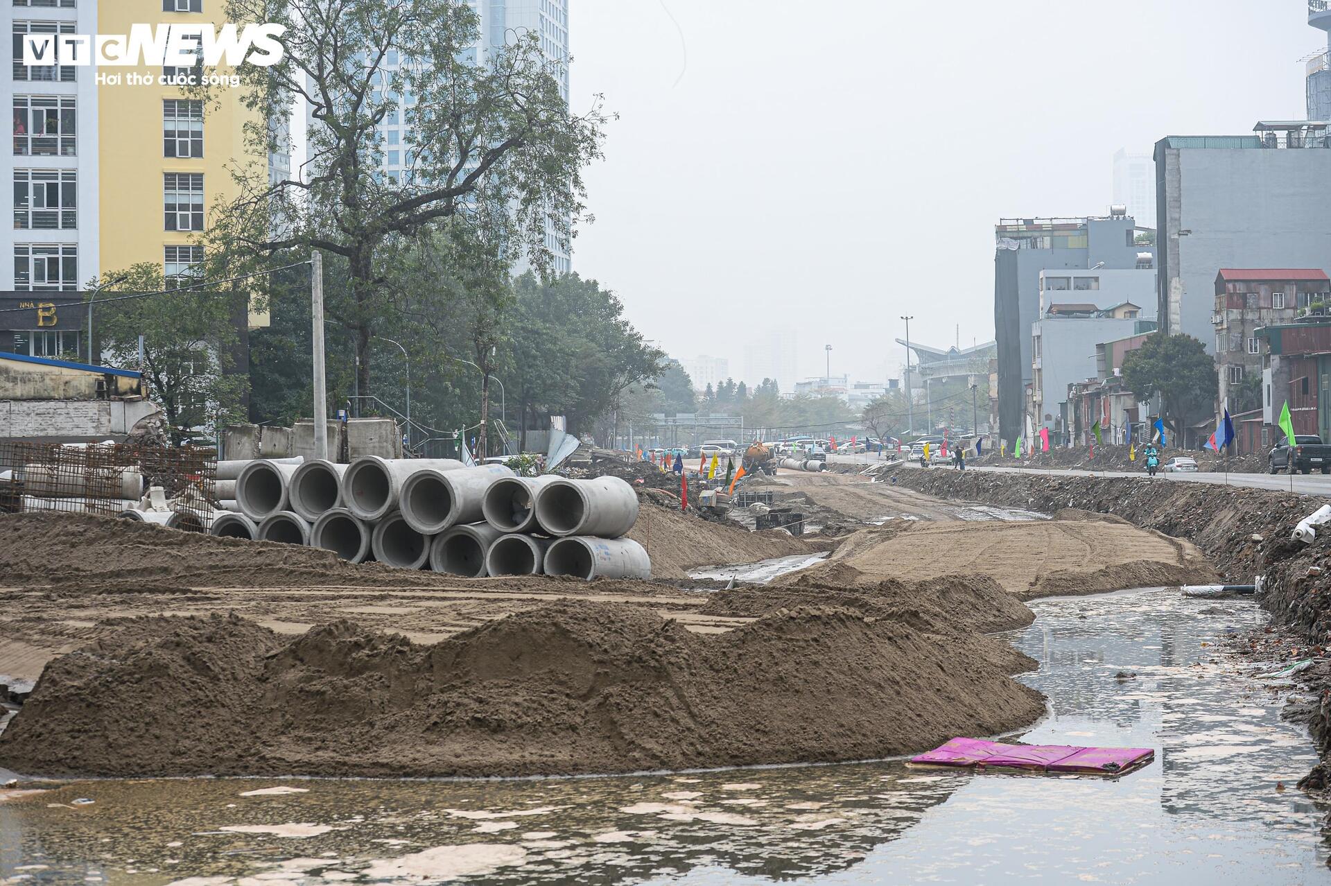 Diện mạo mới đường Vành đai 1 sau cao điểm thi công xuyên Tết - Ảnh 9