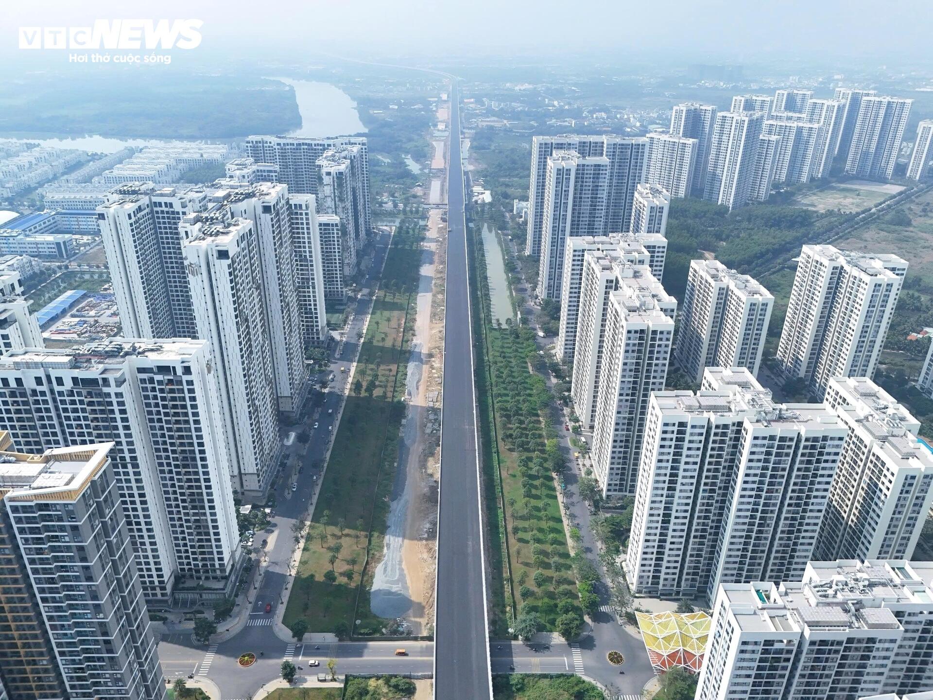 Thi công xuyên Tết dự án Vành đai 3 TP.HCM, nỗ lực thông xe trước 30/4 - Ảnh 12