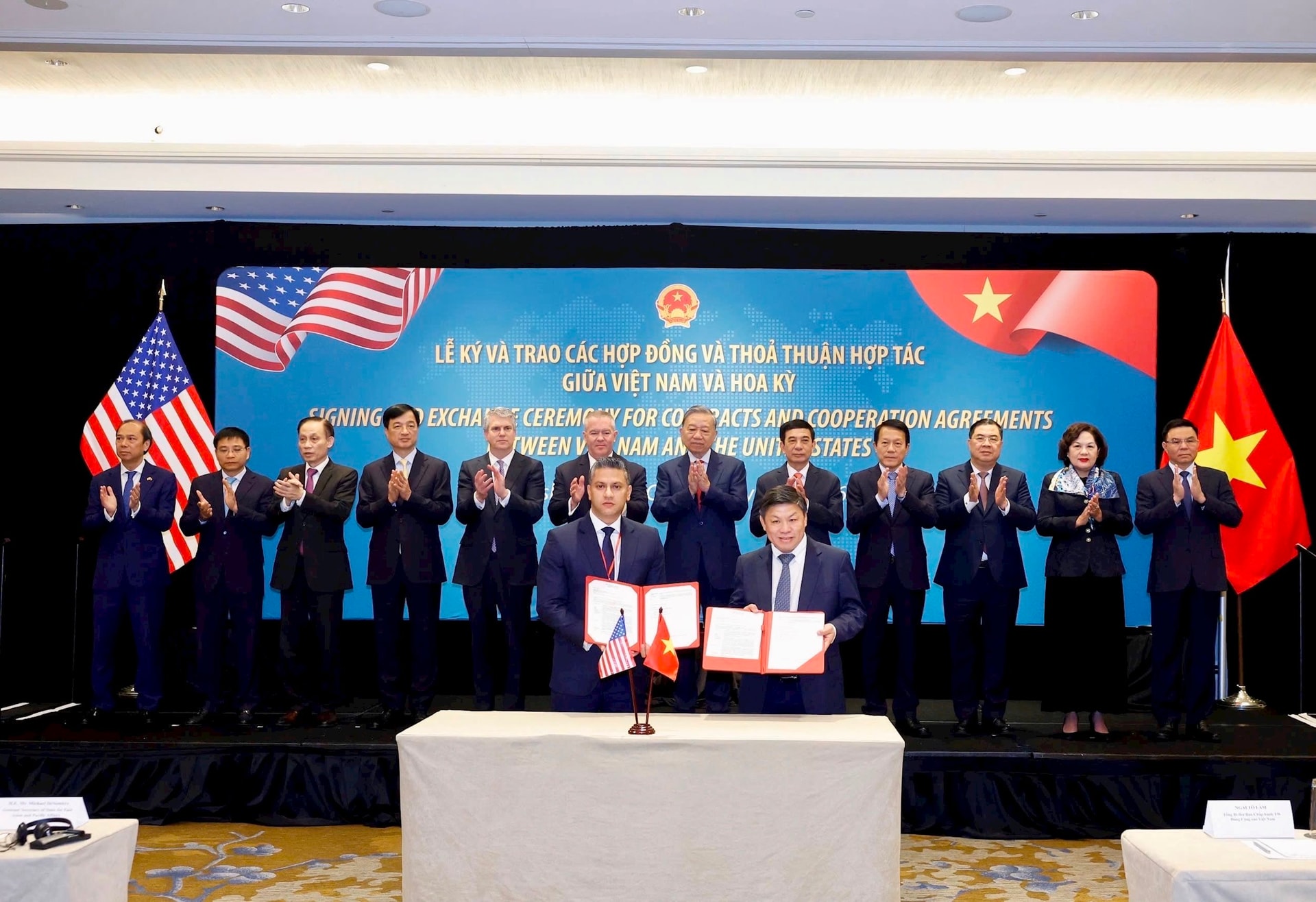 Tổng Bí thư Tô Lâm và đại diện lãnh đạo 2 nước chứng kiến Vietjet trao các thoả thuận trị giá 6,3 tỷ USD với các đối tác Mỹ - Ảnh 1