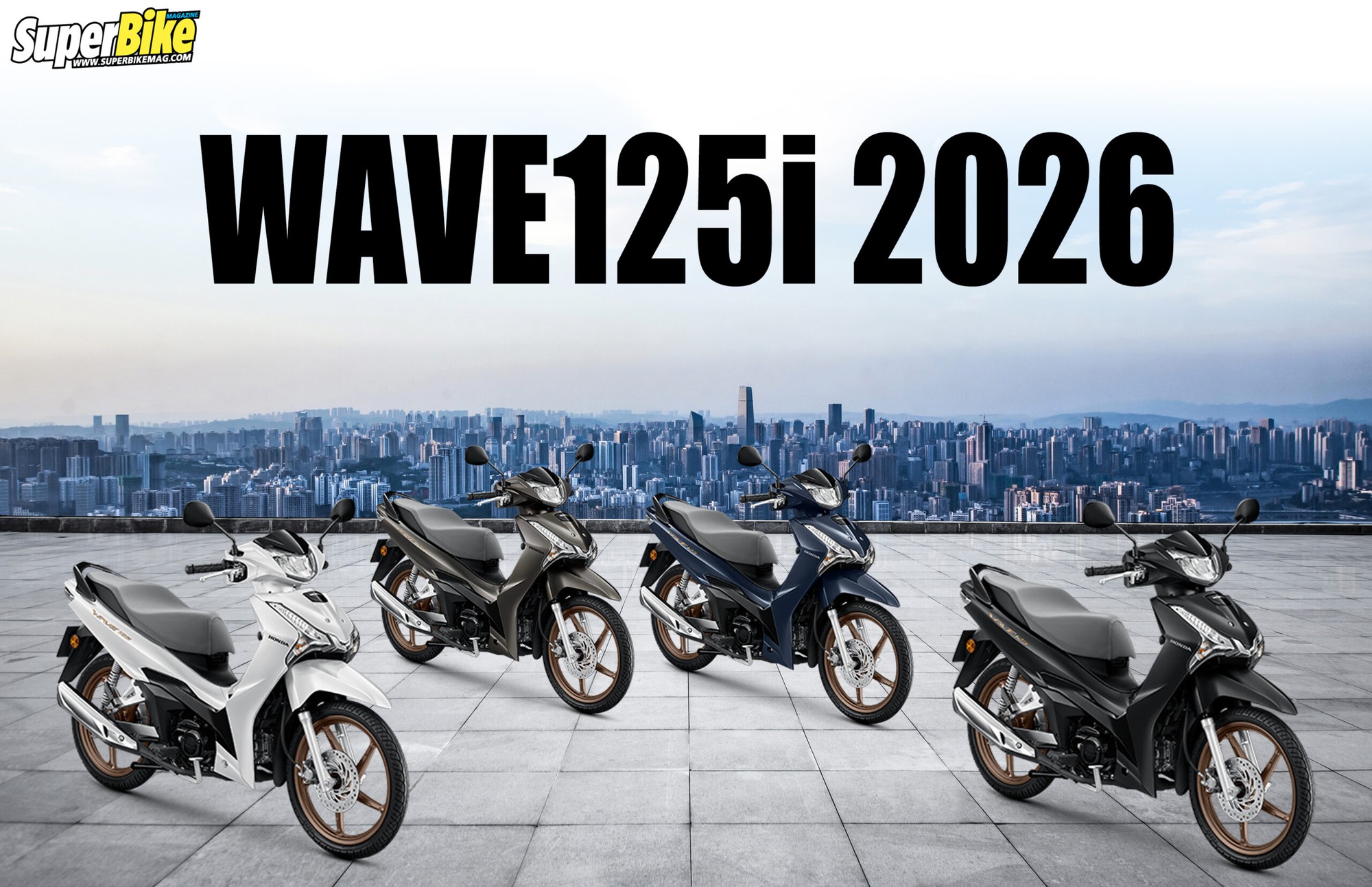 Honda Wave 125 2026 "trình làng": Vua xe số thực dụng đã được thêm phanh CBS, có Smartkey, ăn 71km/lít xăng - Ảnh 1
