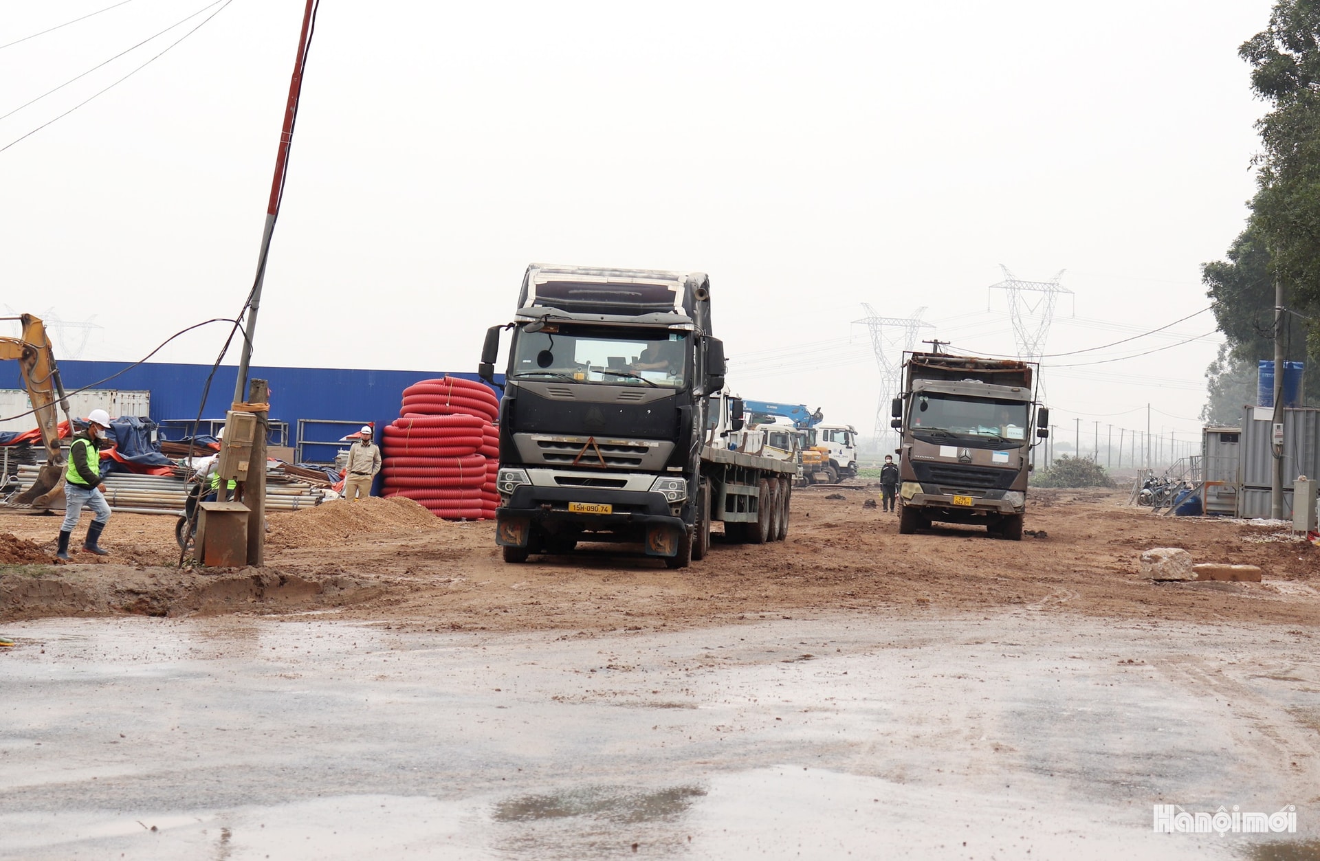 Cận cảnh công trường đại dự án Khu đô thị thể thao Olympic - Ảnh 6