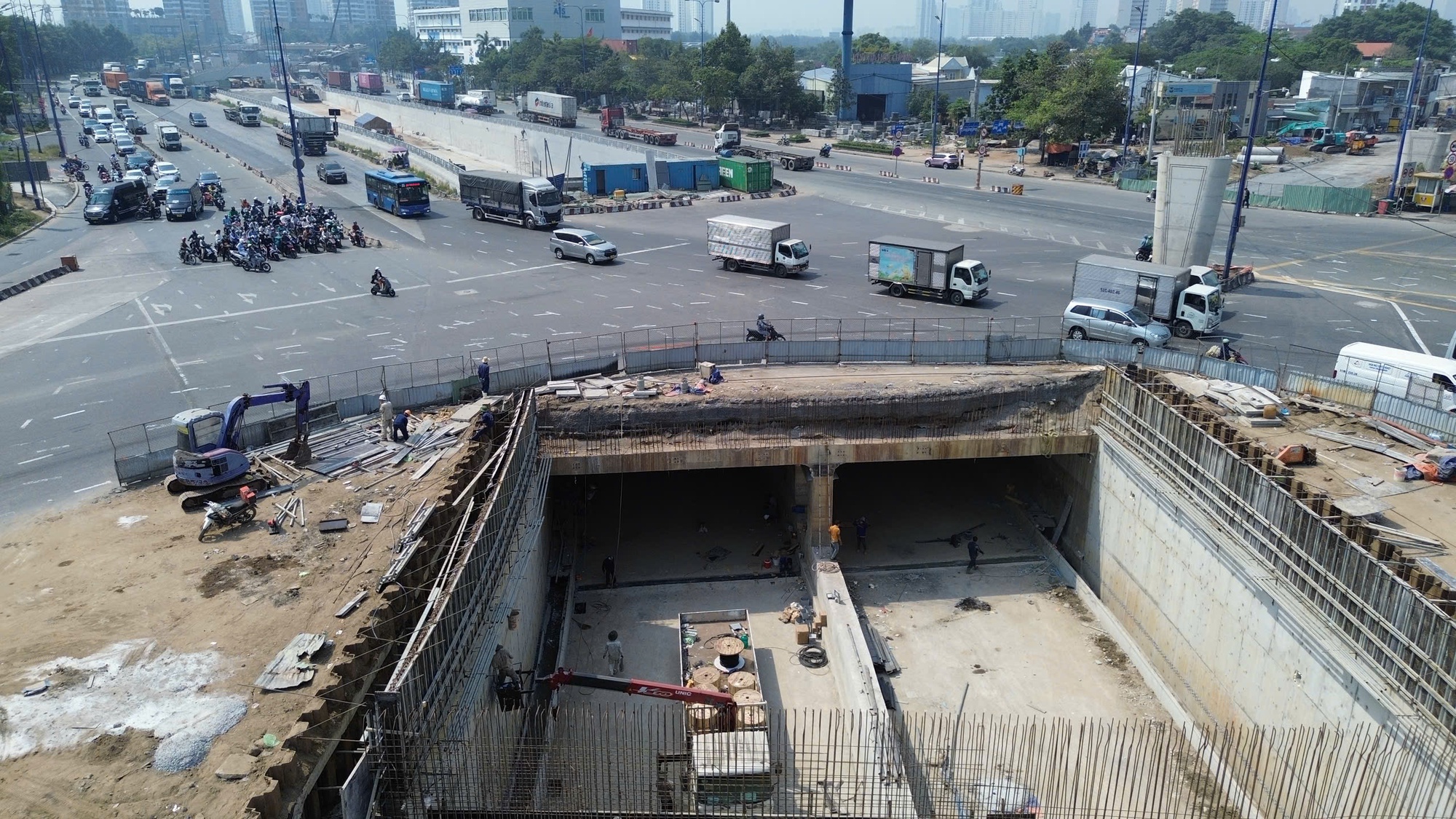 Ngày mai thông xe hầm chui HC1-02 tại nút giao An Phú - Ảnh 11