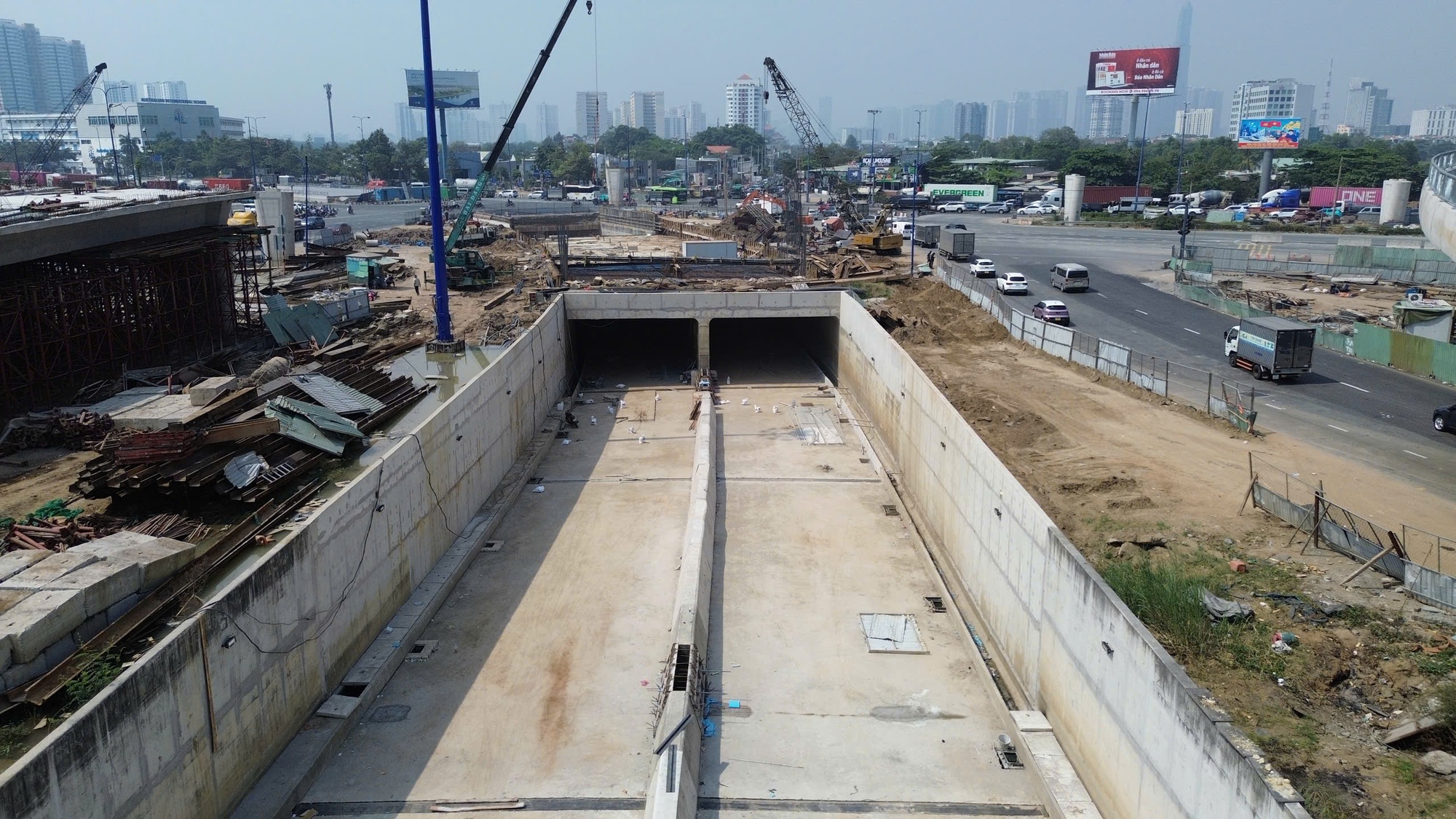Ngày mai thông xe hầm chui HC1-02 tại nút giao An Phú - Ảnh 6