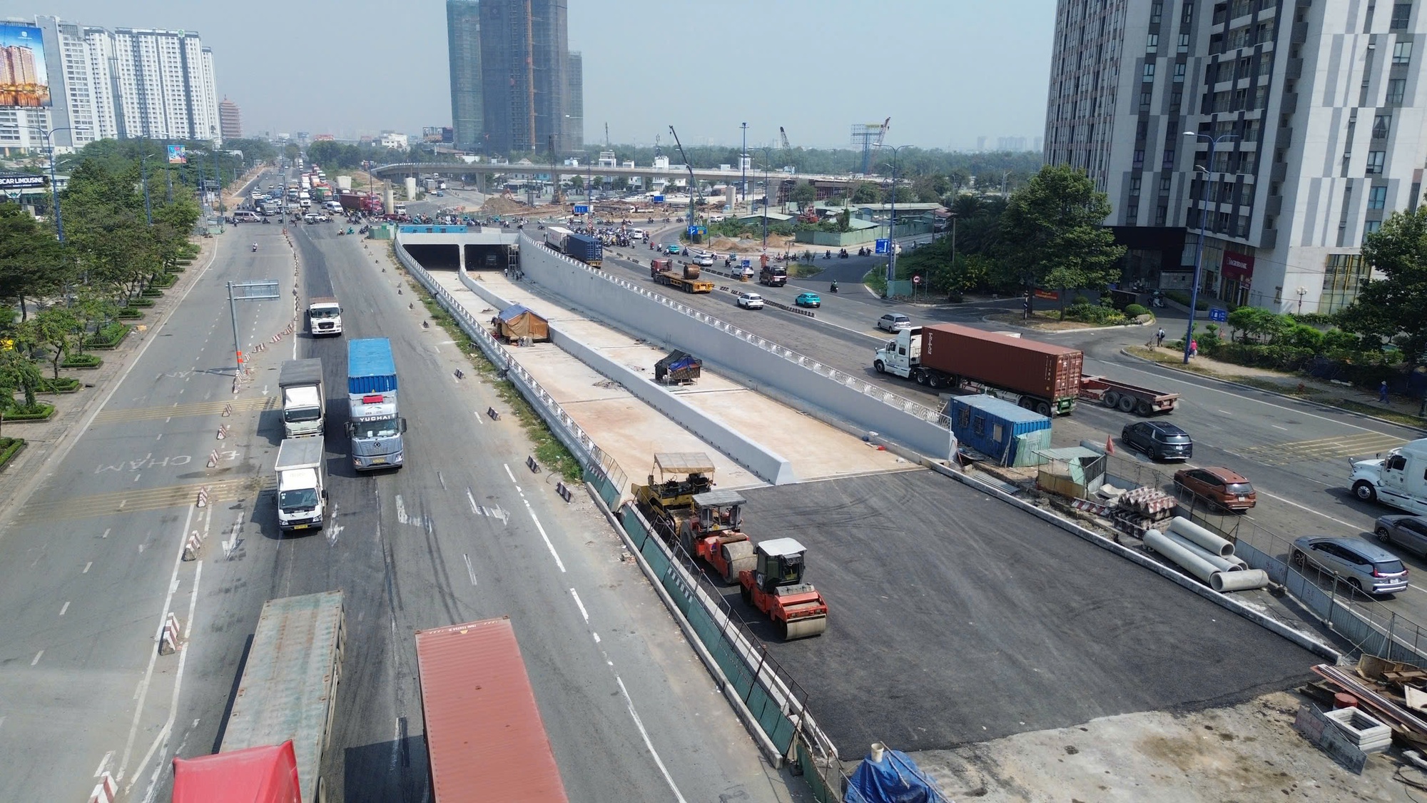 Ngày mai thông xe hầm chui HC1-02 tại nút giao An Phú - Ảnh 1