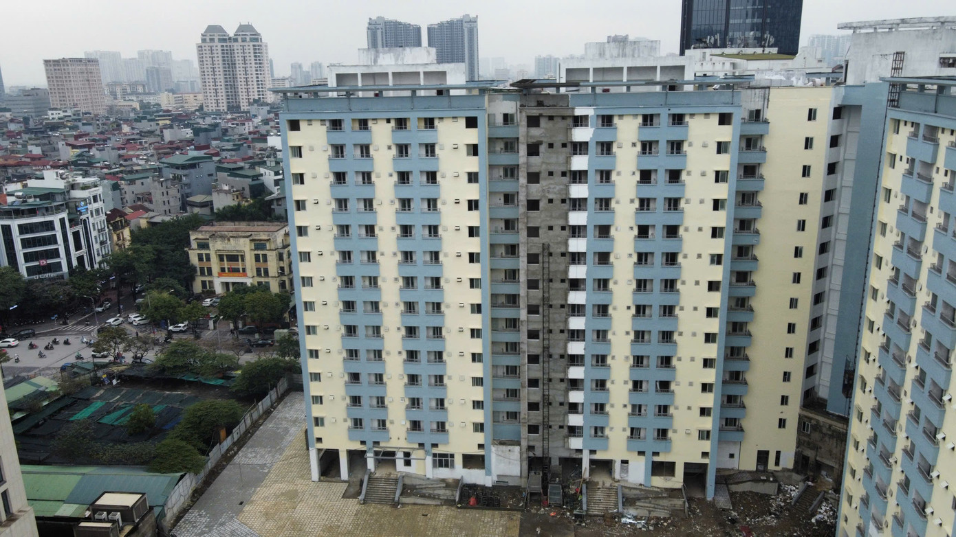 Khu tái định cư bỏ hoang trên 'đất vàng' Hà Nội hơn chục năm bất ngờ 'hồi sinh' - Ảnh 5