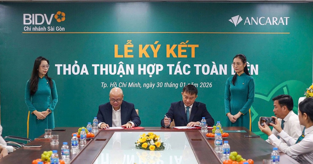 BIDV hợp tác cùng Ancarat mở rộng kênh thanh toán bạc online trên ứng dụng BIDV SmartBanking