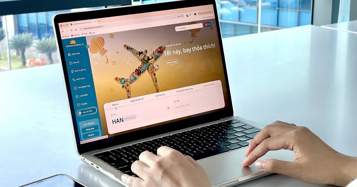 Vietnam Airlines chính thức giới thiệu website mới: 'Cửa ngõ số' trong chiến lược hãng hàng không 5 sao