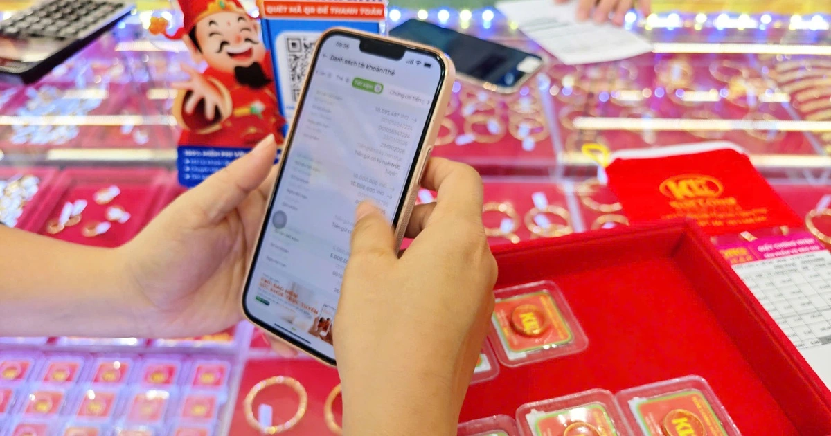 Giá vàng hôm nay 23.2.2026: Đồng loạt tăng mạnh