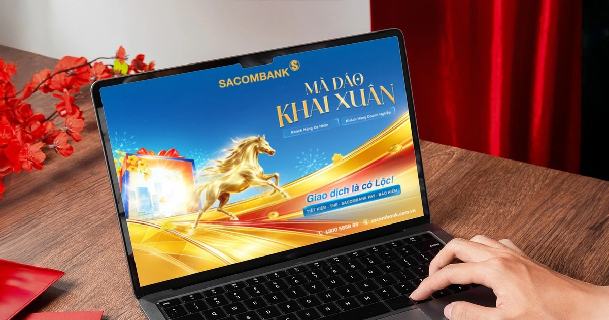 Ưu đãi lộc xuân mừng năm mới từ SACOMBANK