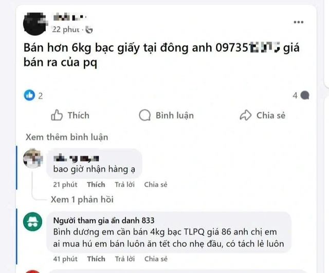 Giá bạc lình xình, rao bán gấp chỉ mong 'bán đi ăn tết cho nhẹ đầu' - Ảnh 1
