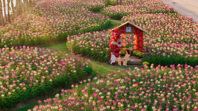 Ecopark tràn ngập sắc hoa các đại đô thị khắp 3 miền dịp Tết Bính Ngọ 2026 - Ảnh 4