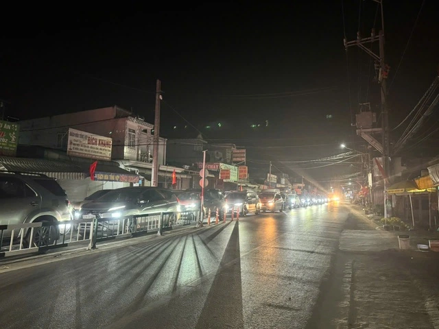 Mùng 5 tết: Kẹt phà Cát Lái đến tận khuya - Ảnh 3