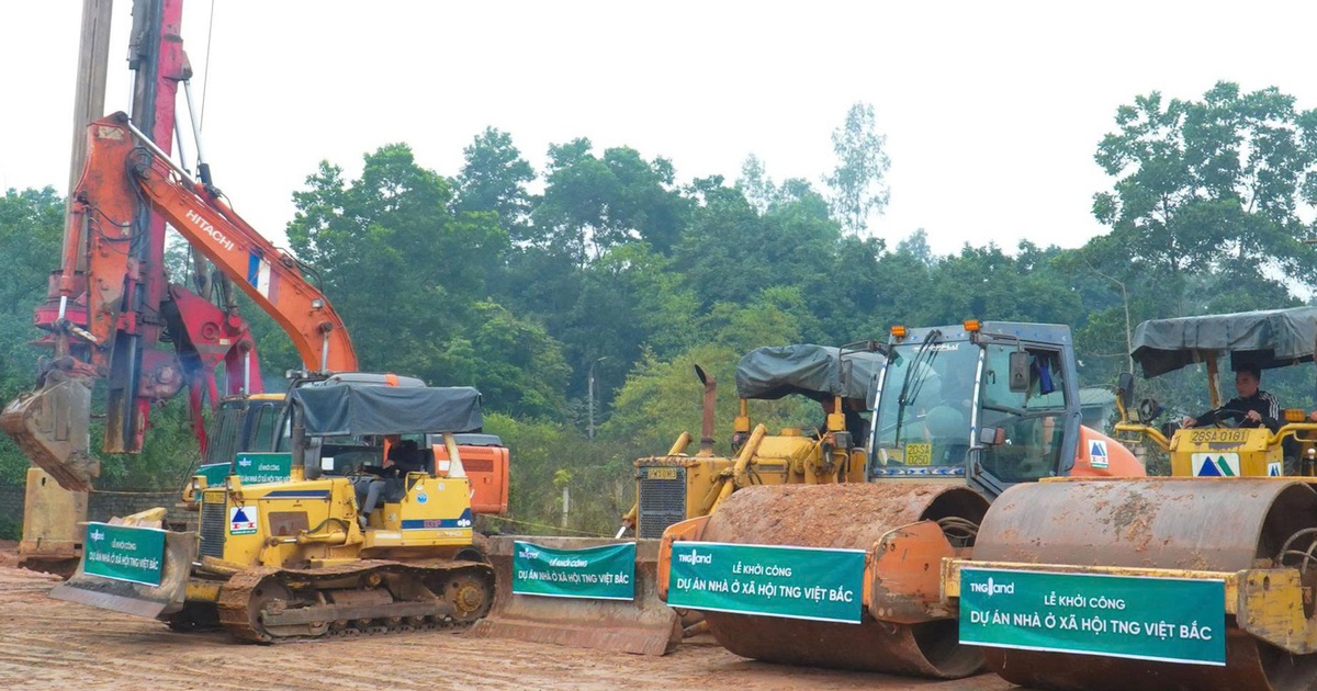 Thái Nguyên khởi công 2 dự án nhà ở xã hội hơn 2.000 tỉ đồng