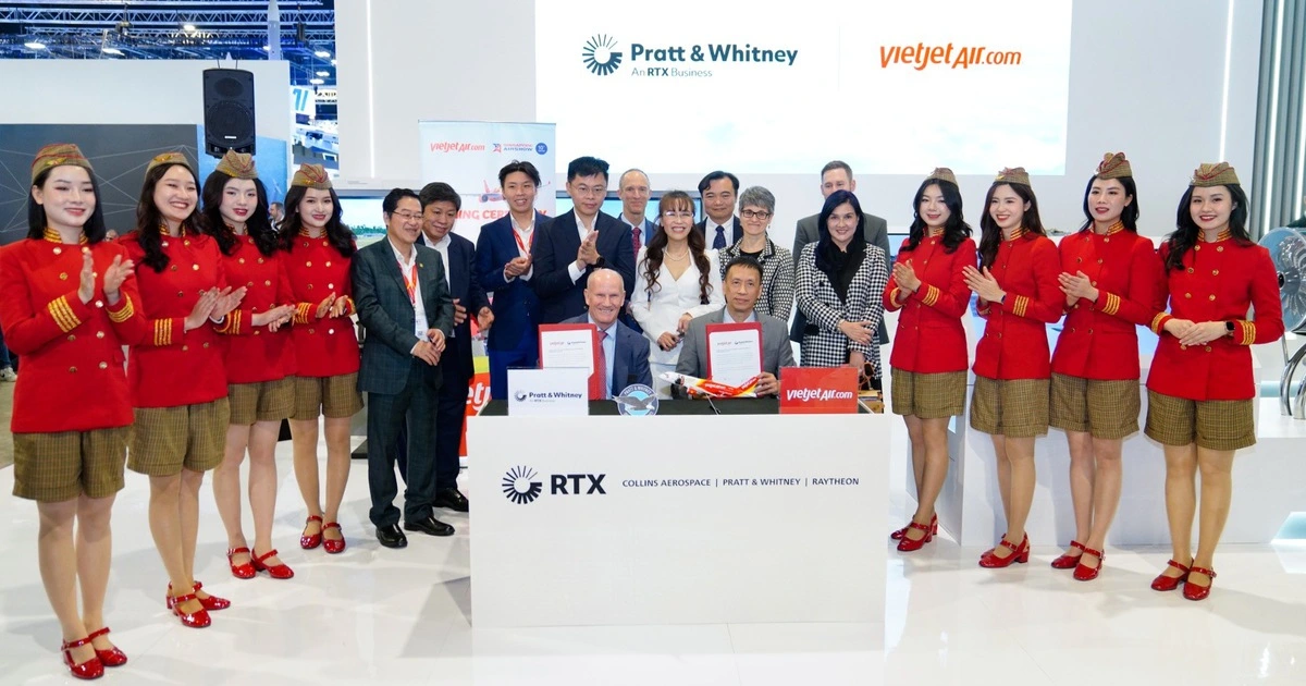 Vietjet đặt hàng động cơ Pratt & Whitney cho 44 máy bay Airbus A320neo