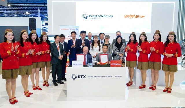 Vietjet đặt hàng động cơ Pratt & Whitney cho 44 máy bay Airbus A320neo - Ảnh 1