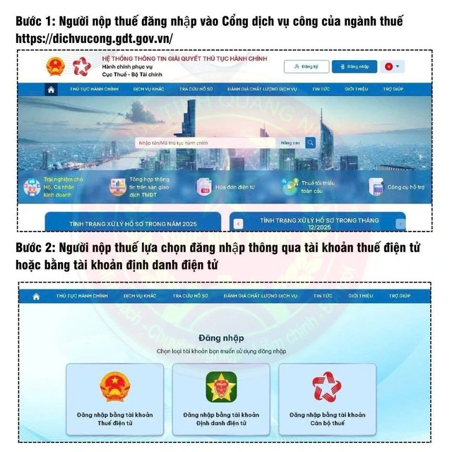 17 bước quyết toán thuế thu nhập cá nhân trực tuyến - Ảnh 1