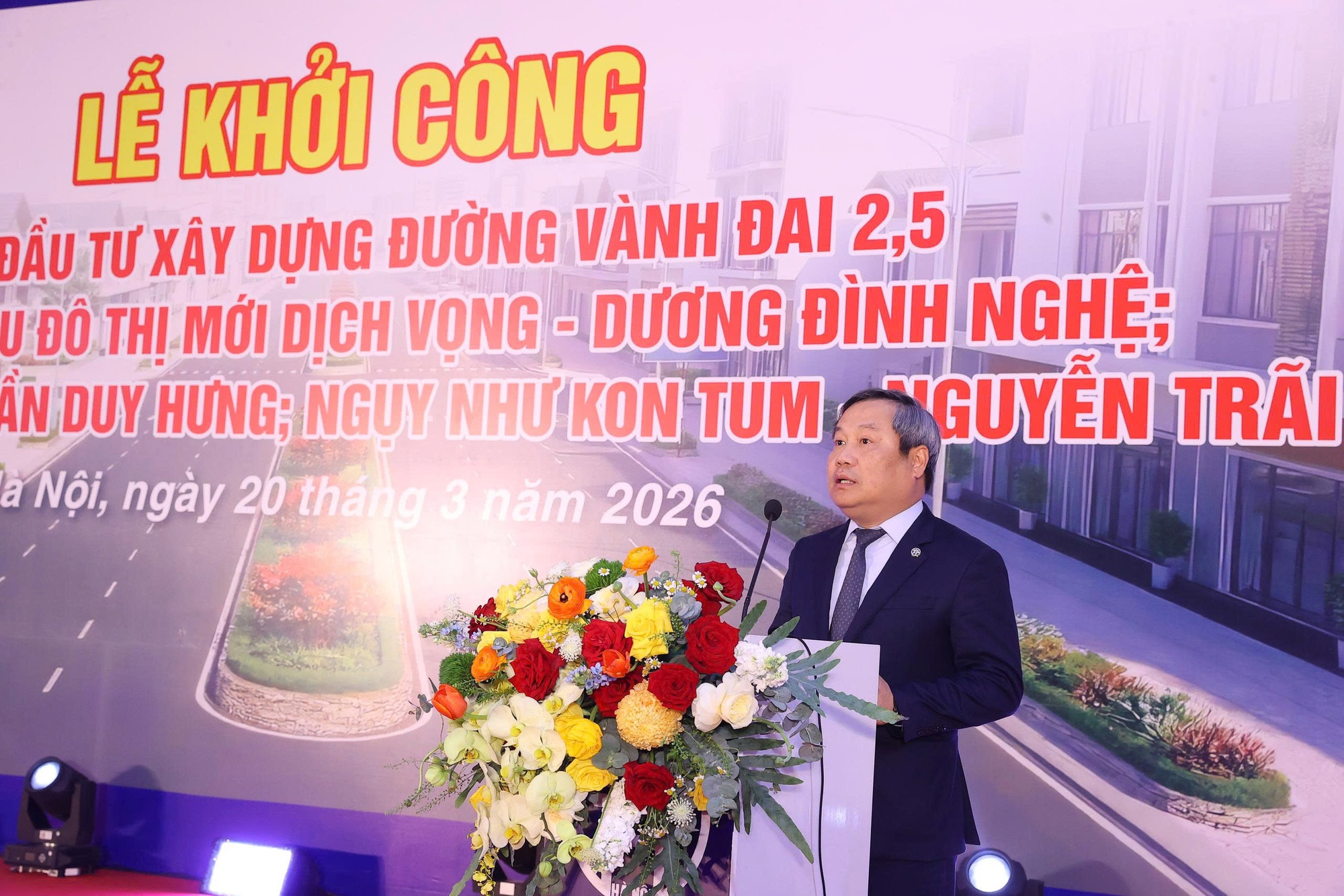 Khởi công tuyến đường dài hơn 2,2 km, tổng mức đầu tư 8.401 tỉ đồng - Ảnh 1