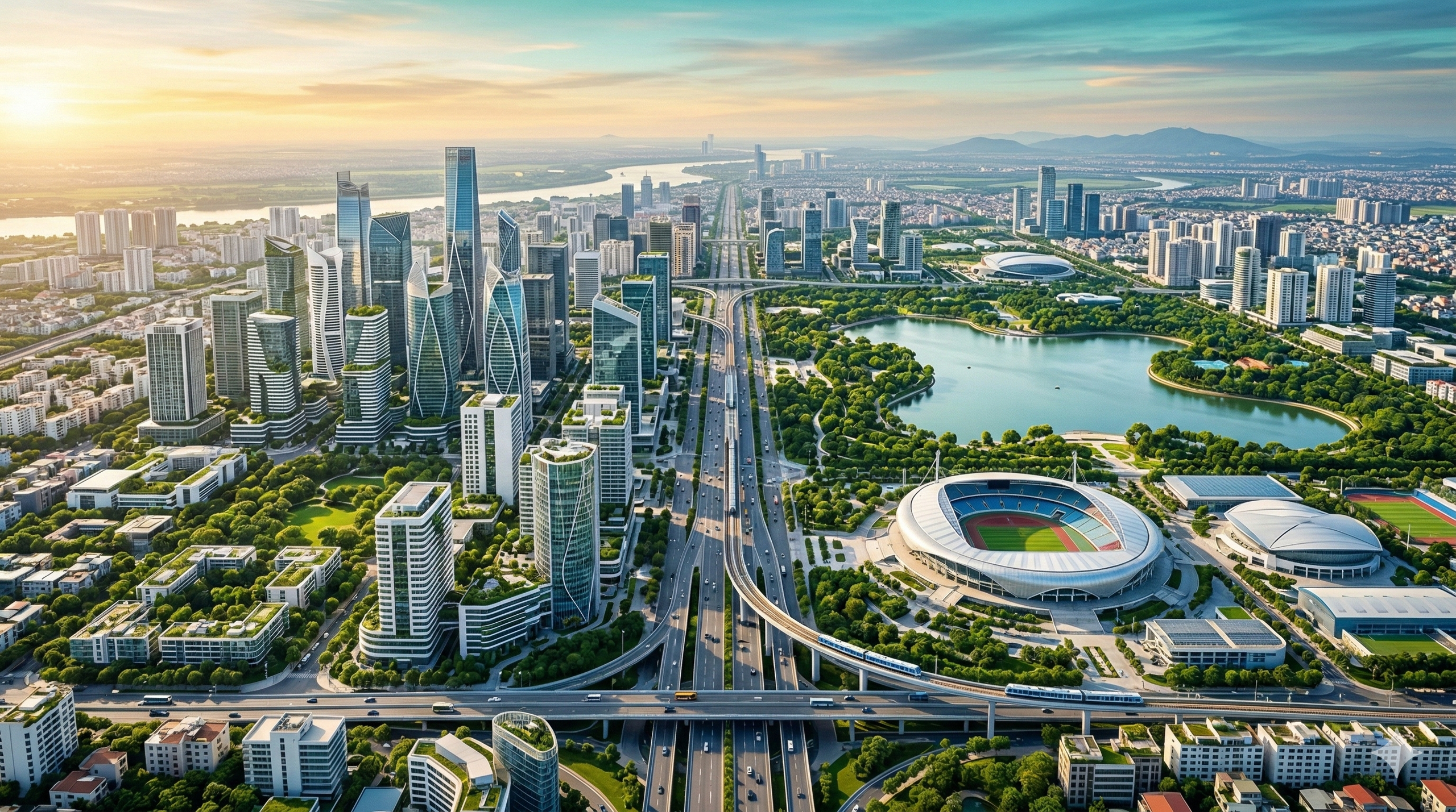 Toàn cảnh 5 siêu đô thị mới của Hà Nội: Tổng diện tích gấp 100 lần hồ Tây, có khu rộng hơn cả Vinhomes Olympic - Ảnh 1