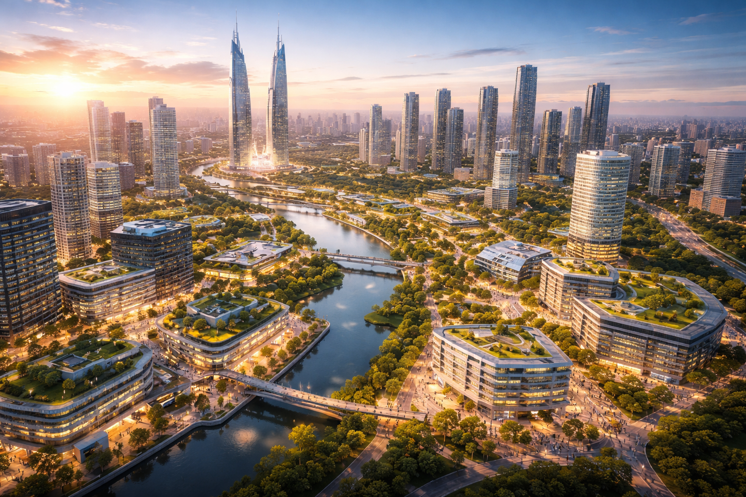 Cuộc đua tạo việc làm ngay trong đại đô thị: Phú Mỹ Hưng làm phố tài chính, Vinhomes tạo khu du lịch, Sun Group dựng lại cả phim trường quy mô lớn - Ảnh 1