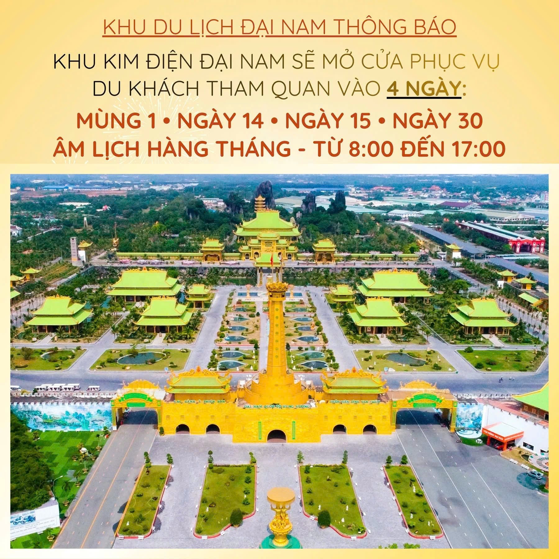 Khu du lịch Đại Nam của bà Nguyễn Phương Hằng thông báo quan trọng tới tất cả khách tham quan - Ảnh 1