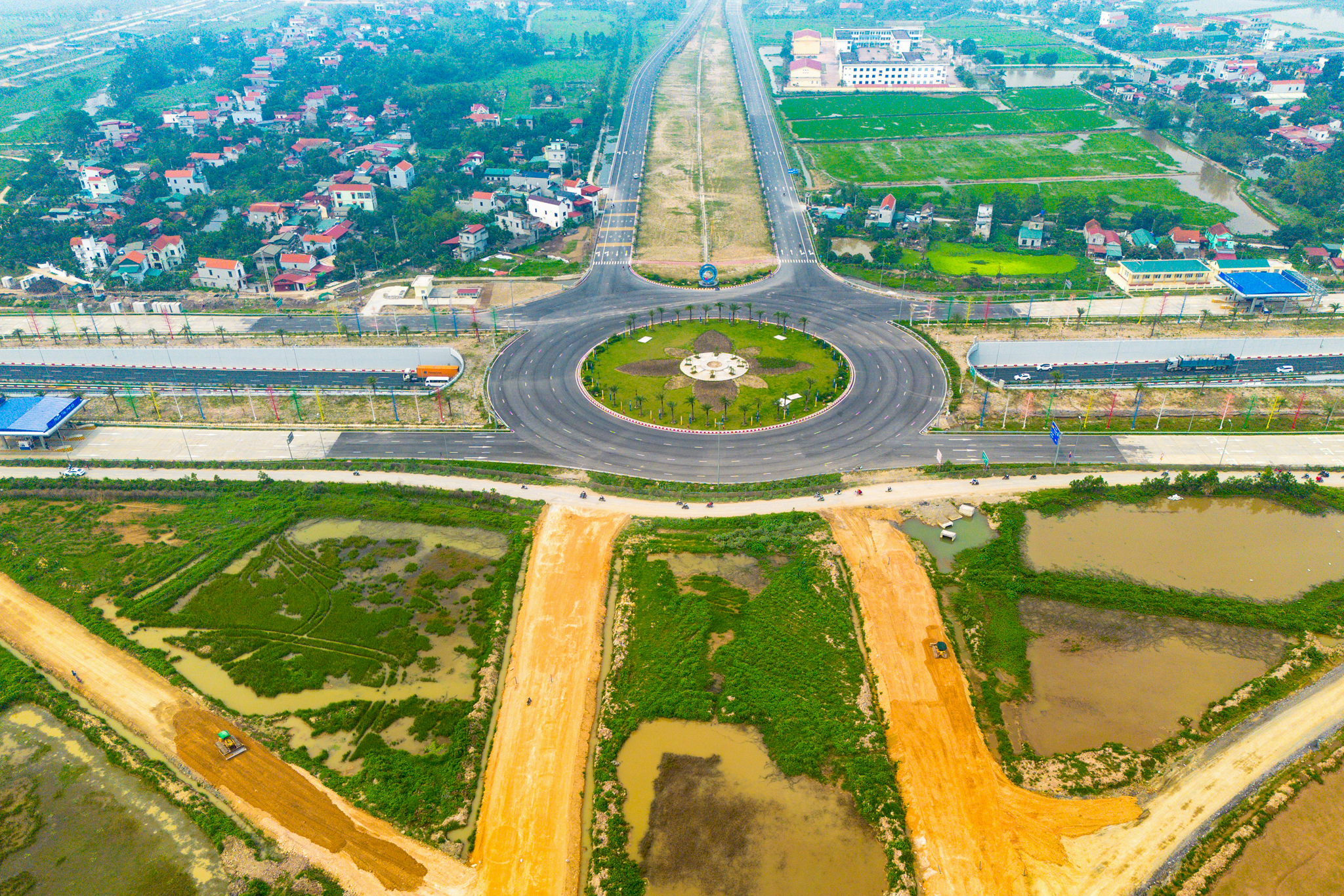 Toàn cảnh nút giao có tốc độ cao nhất Việt Nam - Ảnh 5