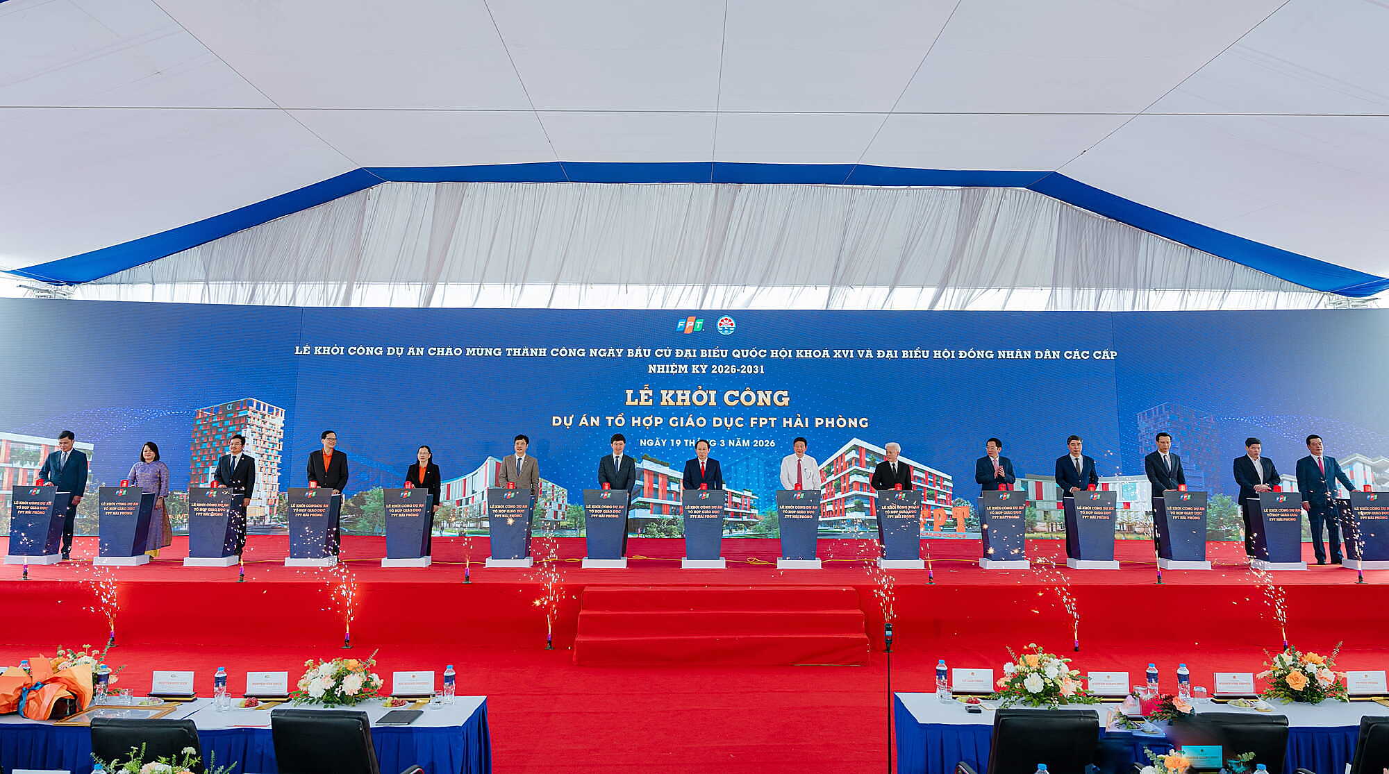 Tập đoàn FPT chính thức khởi công dự án 650 tỷ tại thành phố nhỏ nhất Việt Nam - Ảnh 1