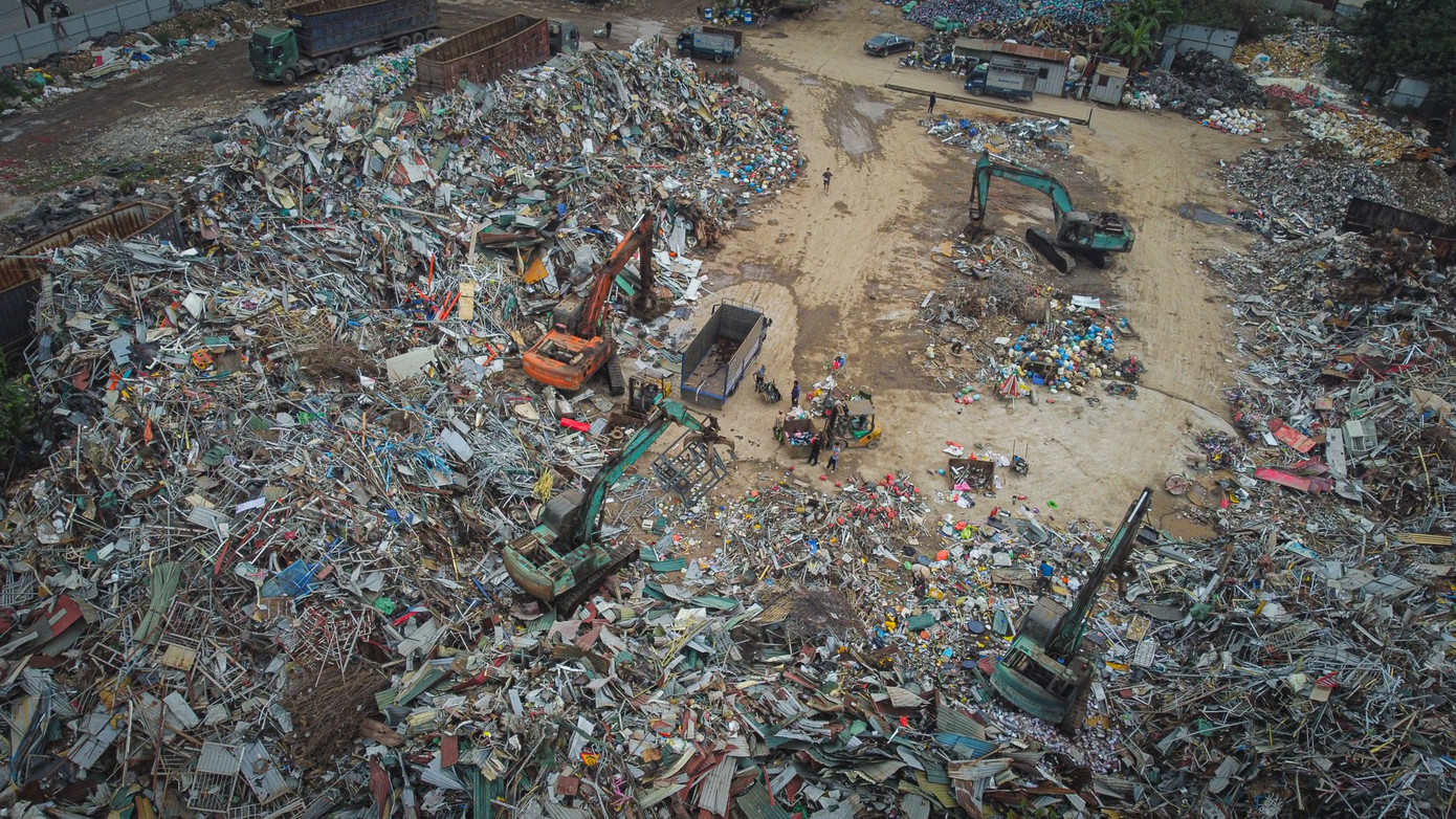 ‘Núi’ phế liệu trên khu đất nông nghiệp rộng 4,3ha ở Hà Nội - Ảnh 8