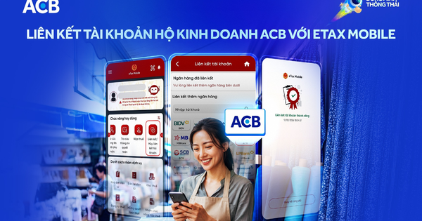 Nhận tiền bán hàng vào tài khoản cá nhân: ACB hỗ trợ kết nối eTax Mobile - Ảnh 1