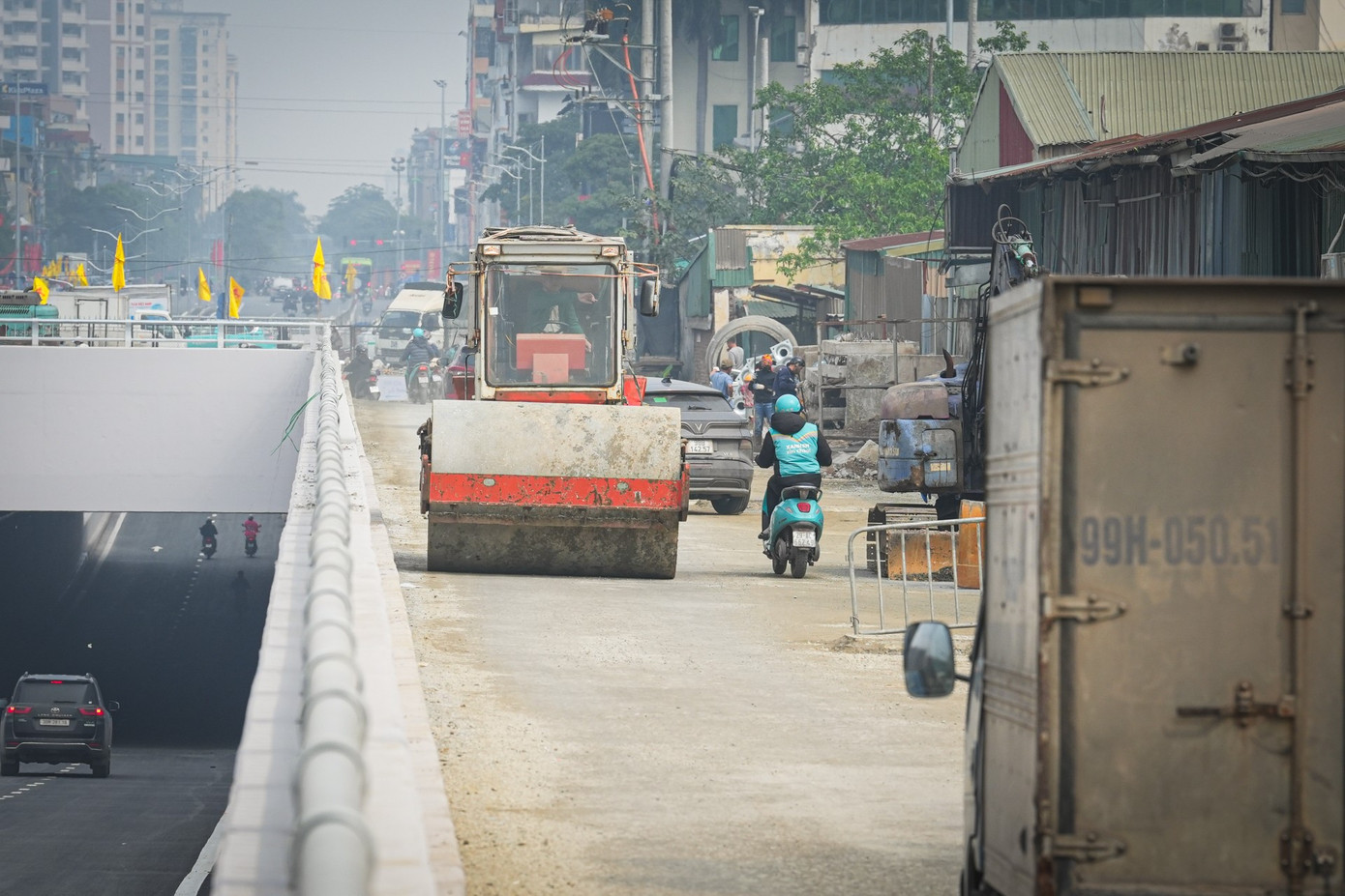 Hầm chui 780 tỷ đồng ở Hà Nội chạy nước rút về đích - Ảnh 10