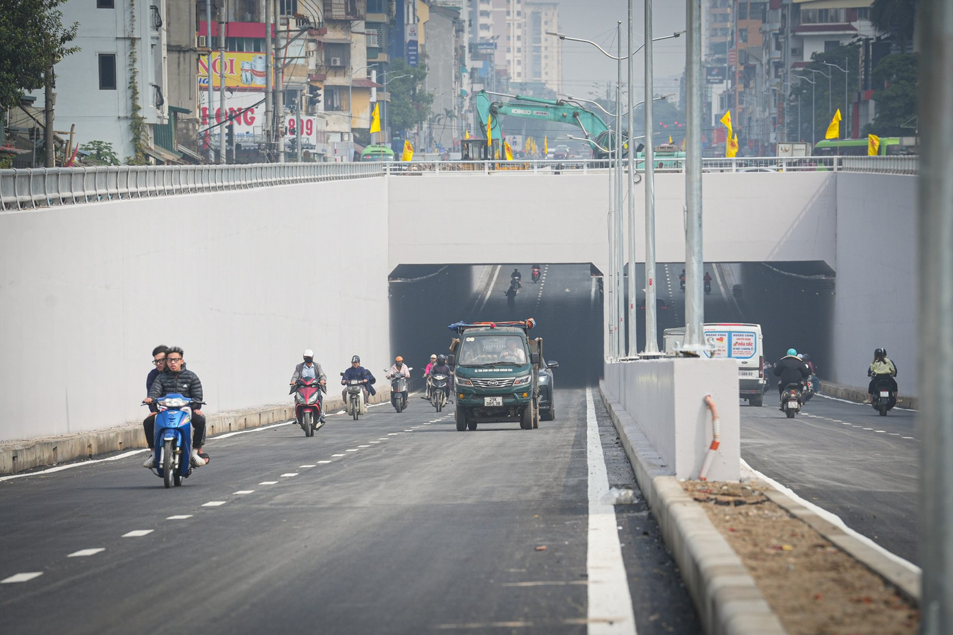 Hầm chui 780 tỷ đồng ở Hà Nội chạy nước rút về đích - Ảnh 3